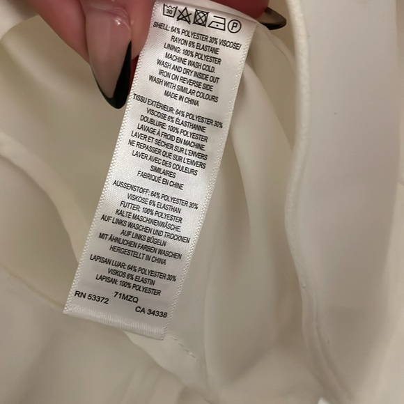 French Connection, Whisper Frill Hem Dress: Never Worn - Picture 4 of 6